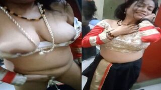 Big boobs milf bhabhi fingering sex leaked clip