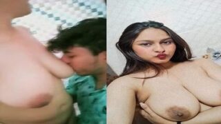 Nangi ladki big boobs sucking lover sath desi mms