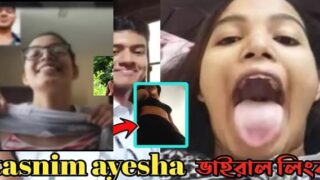 Tiktok star Tasnim Ayesha viral drive link video