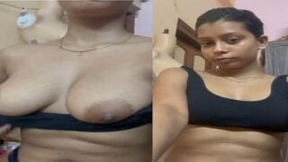 Desi nangi ladki ki boobs show Hindi mms viral