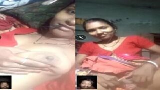 Tamil bhabhi milking boobs aur pussy show porn mms