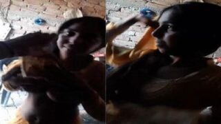 Dehati Bihari saali ki boobs show Indian mms leaked