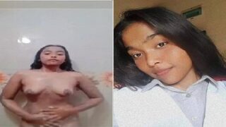 Madurai college babe nude bath me big boobs show