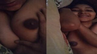 Mallu girl ki round boob press foreplay sex wali