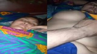 Sleeping wife ki big boobs press cam sex mms