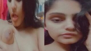 Chudasi girl boobs licking solo sex selfie mms