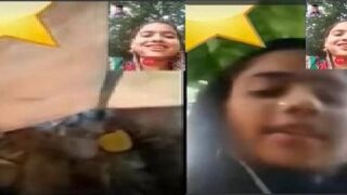 Hawasi bhabhi khule me boobs show video call par