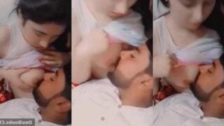 Bangladeshi Muslim girl boob sucking foreplay