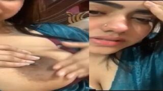 Horny wife ki night dress me huge boobs pressing