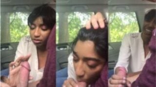 Tamil girl blowjob deti hai rich boyfriend ko car ke andar